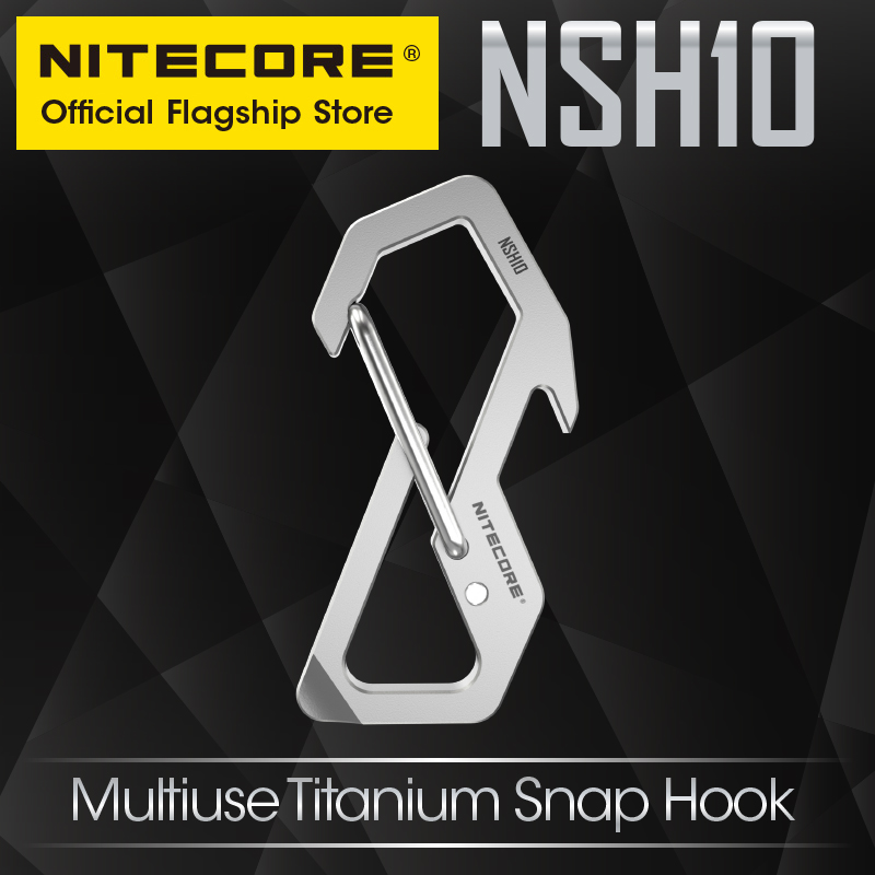 Edc Carry Kit - NITECORE NSH10 Multiuse Titanyum Yapış Kanca