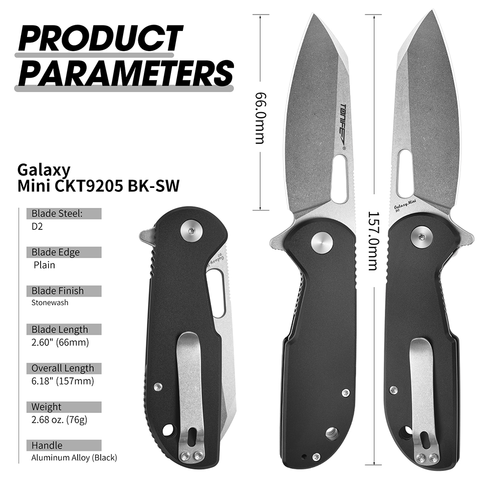 TONIFE Galaxy Mini CKT9205 Kat - Edc Carry Pocket Knife incelemesi ve fiyatı